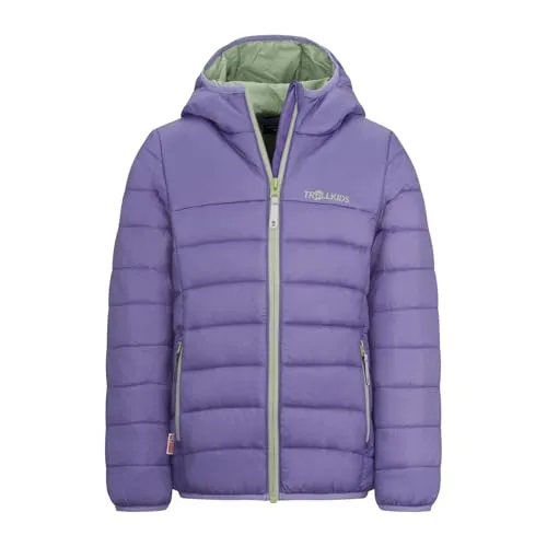 TROLLKIDS Steppjacke Eikefjord blau|gelb 98 (2-3J) von TROLLKIDS