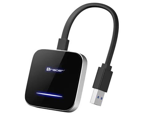Tracer CarLink CarPlay Bluetooth 5.0 Adapter - Vielseitiger Netzwerk-Mediaplayer-Adapter mit USB 5V Anschluss, ideal für nahtlose Verbindung und einfache Nutzung im Fahrzeug.