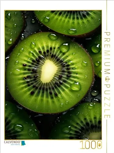 CALVENDO Puzzle Kiwi - 48x64 cm - Klassische Puzzles in PREMIUM-QUALITÄT mit einzigartigem Motiv von Steffen Gierok-Latniak, ideal für entspannende Stunden und zur Förderung von Konzentration und Gedächtnis.
