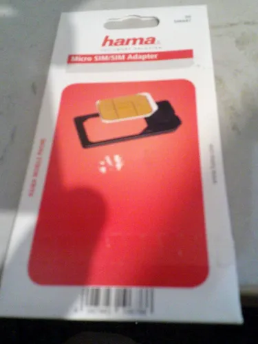 Hama 106687 MICRO-SIM-ADAPTER -  Neu OVP