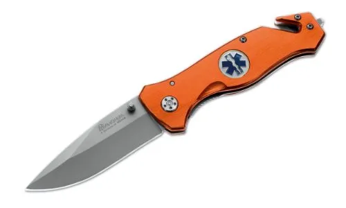 Magnum Taschenmesser Medic - Klappmesser mit einer Gesamtlänge von 20,5 cm und Klingenlänge von 8,5 cm, ideal für Outdoor-Abenteuer und Notfälle. Leicht und robust mit Aluminiumgriff.