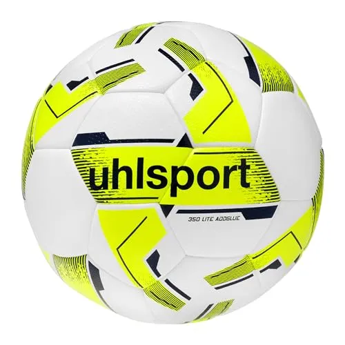 uhlsport 350 Lite Addglue, Unisex-Jugend Schlafanzug - Freizeitbälle für Fußball, 25% leichter als Erwachsenenbälle – ideal für Kinder zwischen 10 und 12 Jahren, sowohl für Hallen- als auch Außenspiele geeignet.