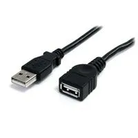 StarTech.com USB2.0 A Verlängerungskabel - Stecker / Buchse - USB-Verlängerungskabel - USB Typ A, 4-polig (M) - USB Typ A, 4-polig (W) - 91cm (USB/USB2.0) - Schwarz - für P/N: 35FCREADBK3, SV221NANOU (USBEXTAA3BK)