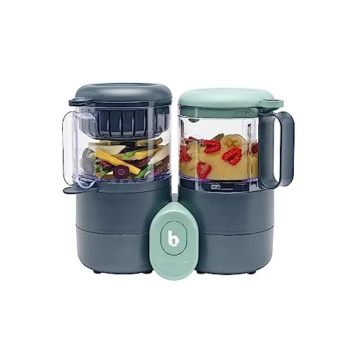 Babymoov Nutribaby One 4-in-1 Babynahrungszubereiter, 2 l Fassungsvermögen, schonendes Dampfgaren, Mixen, Aufwärmen & Auftauen von Babykost