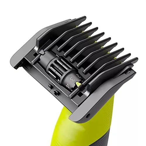 Verstellbarer Bartkamm für Philips Oneblade - Trimmer- & Scherkämme, 5-in-1 Kamm für präzises Bartstyling, kompatibel mit Philips Oneblade Rasierern für müheloses Trimmen ohne Unterbrechungen.