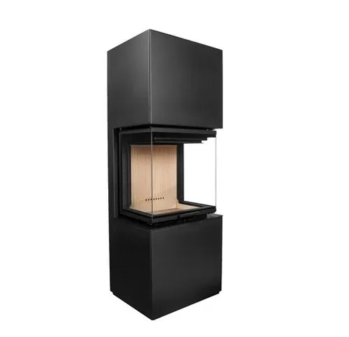 A.Caminetti Panoramakamin SCANDINAVIAN 50 S schwarz