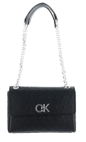 Calvin Klein Re-Lock EW Convertible Xbody EMB Mono CK Black in schwarz von Calvin Klein