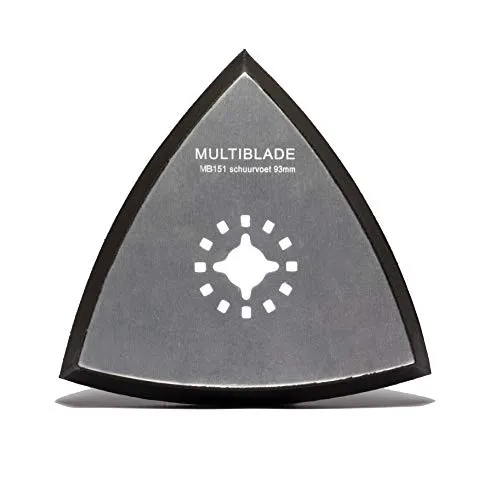 Multiblade Professionel Universell Schleifplatte 93x93x93mm (Universal-Schleifpapier) mit Kletthaftung MB151