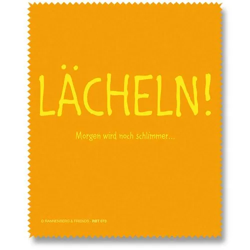 Rannenberg und Friends Brillenputztuch Lächeln