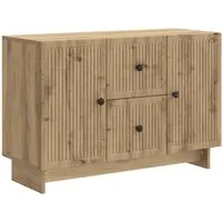 vidaXL Sideboard Artisan-Eiche 89 x 34,5 x 60 cm Holzwerkstoff 893974