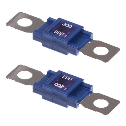 Leistungssicherung Streifensicherung Mega Hochstrom / blau / 200A / 32V 2 x