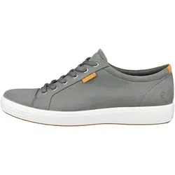ECCO Sneaker Mens Soft 7 - Premium-Leder, hellgrau - Hochwertiger Herren Sneaker aus Premium-Leder mit trendiger Hochschnürung. Das ECCO Comfort Fibre System sorgt für frische Füße und die robuste Sohle bietet optimalen Halt.