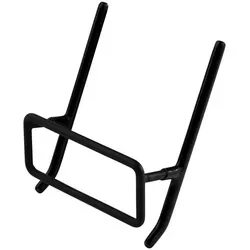 APS 2er Set Deckelhalter, 10,5 x 8,5 cm, H: 3,5 cm, Edelstahl, PVC, schwarz