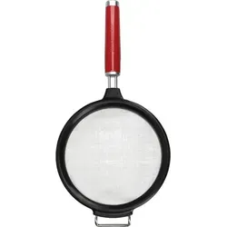 KitchenAid Sieb ofEdelstahl, schwarz & rot
