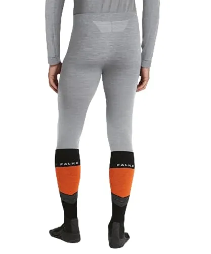 Falke Herren Tights Wool-tech grau meliert (3757) L - Hochisolierende 3/4 Tights für Herren aus mulesingfreier Merinowolle. Optimal für kalte Temperaturen, bieten sie ein angenehmes Tragegefühl und maximale Bewegungsfreiheit bei sportlichen Aktivitäten.