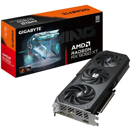 Gigabyte Radeon RX 9060 XT Grafikkarte 16 GB GDDR6 - Grafikkarten für Gaming mit PCI Express 5.0, bietet beeindruckende Leistung und Unterstützung für moderne Spiele mit 2 x DisplayPort und HDMI.