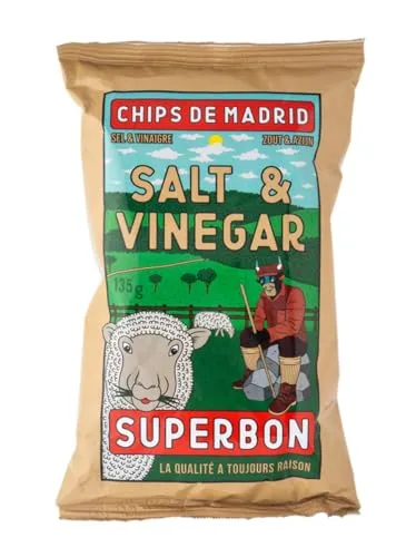 MHD 18.3.25 Chips de Madrid Salt & Vinegar 135g