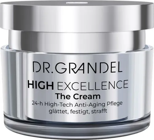 Dr.Grandel High Excellence The Face Cream 50 ml - Medizinische Körperpflege, revitalisierende Gesichtspflege mit hochwirksamen Inhaltsstoffen für strahlend schöne Haut.