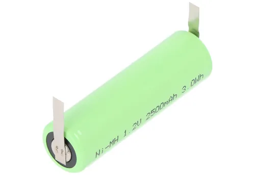 Produktbild AccuCell Akku passend für den Braun 3731 Akku, 3738 Akku 50,1 x 14,4mm, 1,2 Vo Akku 2500 mAh (1,2 V)