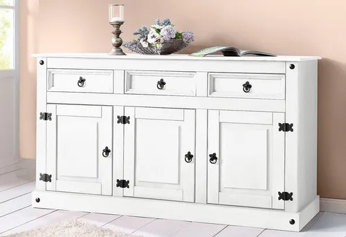 OTTO home Sideboard Mexiko, Kommode aus massivem Kiefernholz, Breite 151 cm