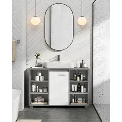 Wasch- und Schminktische Grau von VASAGLE