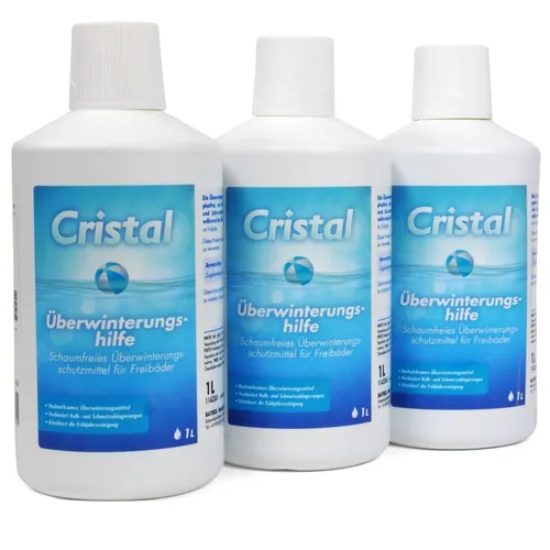 Pool Zubehör Cristal Wintermittel Überwintern Winterschutz flüssig 3x 1,0 Liter