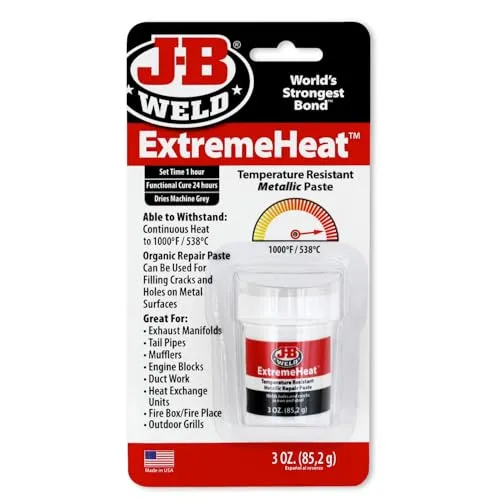 J-B Weld, gegen hohe Temperaturen beständige Metallpaste, 37901, ca. 90 ml