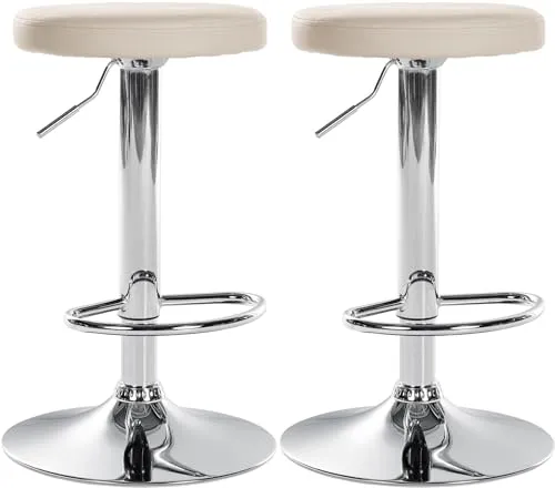 CLP Barhocker Ponte 2er Set in beige von CLP