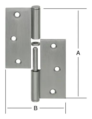 Vormann Türscharnier 90 x 90 mm rts. RF - 010872090