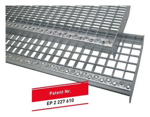 MEA step XSL 800 x 270 20/2 30/30 - 010117312 - Gitterroste & Sicherungen, robust und rutschfest für sichere Begehbarkeit in industriellen Anwendungen.