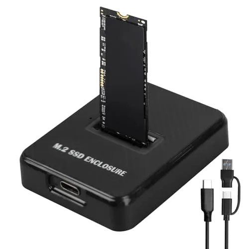 M.2 NVMe & SATA Docking Station 10Gbps USB 3.2 Gen2