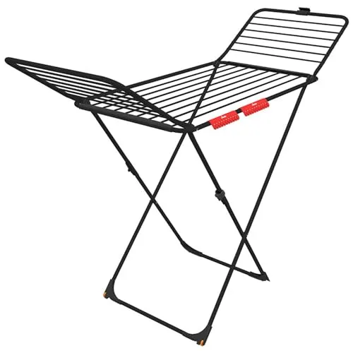 Vileda Extra Ultimate Wäscheständer 20 M Schwarz in schwarz von Vileda