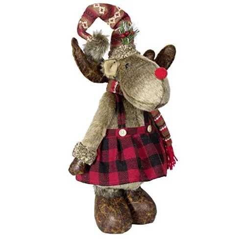 Christmas Paradise Winterlicher Deko Elch Rentier Weihnachtsdeko Größe ca.55cm