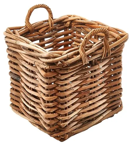 Produktbild Kobolo Rattankorb Aufbewahrungskorb Gr. M – Vielseitiger Rattankorb mit Henkeln