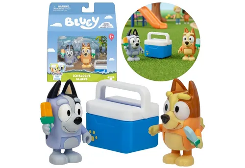 Sarcia.eu Bluey Bingo Figurenset mit Eiscreme
