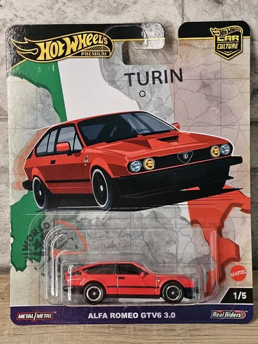 Hot Wheels PREMIUM Alfa Romero GTV6 3.0, 2024, CAR CULTURE, REAL RIDERS, NEU OVP