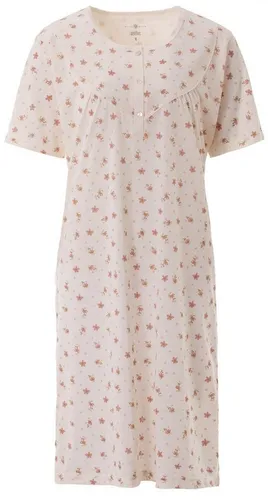 zeitlos Nachthemd Nachthemd Kurzarm - Blumen