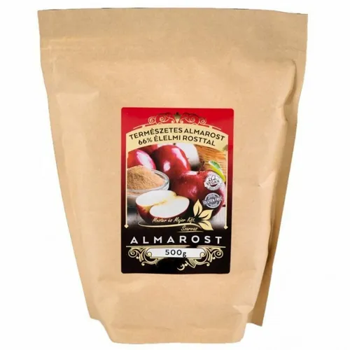 500g Apfelfaser Zippbeutel prebiotische 66 % Ballaststoffe, 26 % Apfelpektin