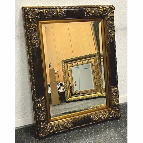 Casa Padrino Barock Spiegel Schwarz / Antik Gold von Casa Padrino