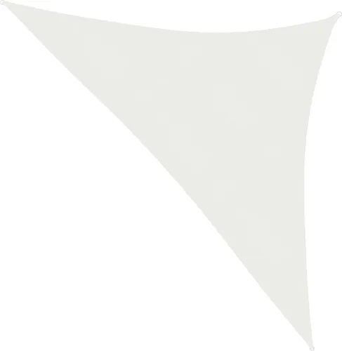 The Living Store Sonnensegel 160 g/m² Weiß 3x3x4,2 m HDPE