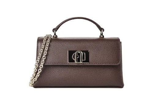 Furla 1927 Mini Bag Handtasche Leder 18 cm grau TAS086040 von Furla