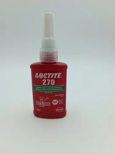 LOCTITE 270 Hochfeste Schraubensicherung 10 Ml - Hilfs- & Betriebsstoffe, bietet eine extrem starke Schraubensicherung für dauerhafte Verbindungen in anspruchsvollen Anwendungen.