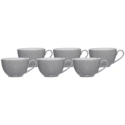 Ritzenhoff & Breker DOPPIO Kaffeetasse 200 ml 6er Set in grau von Ritzenhoff & Breker