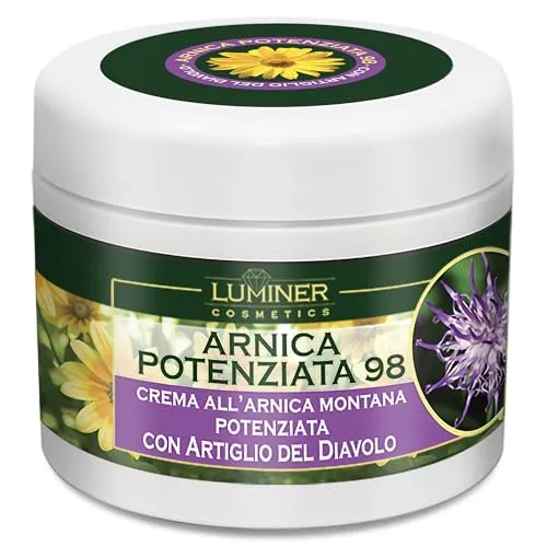 Luminer Arnika Creme 500 ml – Arnika mit Teufelskralle für Muskel und Gelenkmassage – Pferdebalsam/Muskelgel mit natürlichen Inhaltsstoffen – Made in Italy