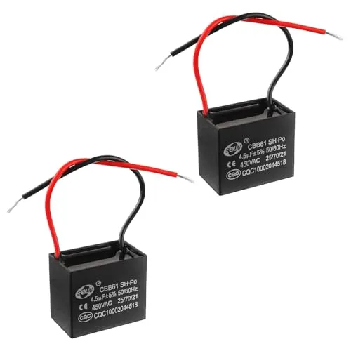 SIGANDG CBB61 4.5uF 450V AC 50/60 Hz Klimaanlage Lüfter Motor Laufkondensator (2er Pack)