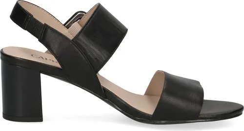 CAPRICE Sandalette 9-28306-42 022 G-Weite - Wanderschuhe mit hochwertigem Leder und komfortabler G-Weite, ideal für lange Wanderungen und stilvoller Blockabsatz von 6 cm.