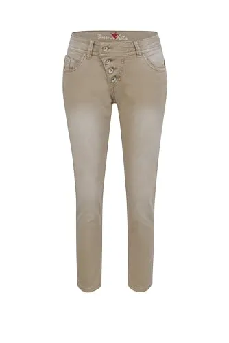 Buena Vista Malibu 7/8 Sweat Denim in Beige - Größe L - Langlebiger Sweat Denim mit einem Gewicht von 8 oz für hohe Qualität. Internationale Größen sorgen für eine perfekte Passform und zusätzlichen Tragekomfort.