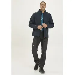 Whistler Dublin M Softshell W-PRO 8000 - Herren Jacke in Navy - Funktionsjacke mit 8.000 mm Wassersäule, winddicht und atmungsaktiv, ideal für Outdoor-Aktivitäten und den urbanen Alltag.