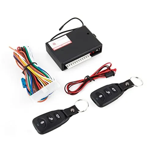 WANGCL Universal Auto Alarmanlagen Auto Remote Central Kit Diebstahlsicherung Türschloss Keyless Entry System Zentralverriegelung mit Fernbedienung