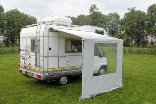 EuroTrail Universal Vorderwand, grau, 350cm